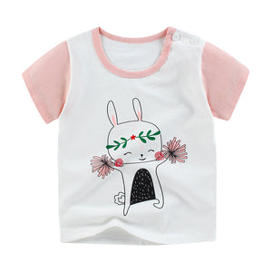 Children's cotton short-sleeved T-shirt