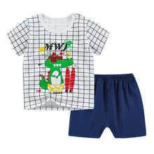 Load image into Gallery viewer, New children&#39;s T-shirt Shorts Suit
