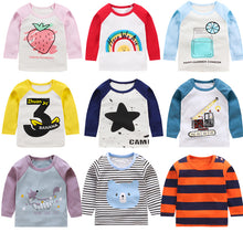 Load image into Gallery viewer, Children&#39;s cotton long sleeve T-shirt
