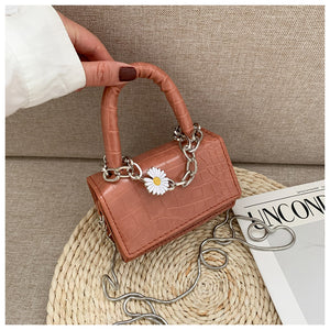 Solid color chain crossbody Bag, single shoulder lady Bag