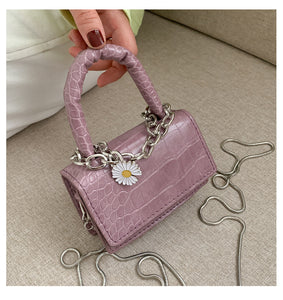 Solid color chain crossbody Bag, single shoulder lady Bag