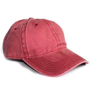 Solid color washed baseball Cap, outdoor shade cowboy Hat