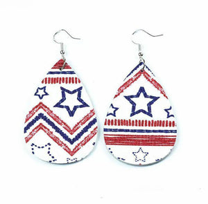 Fashion Flag Basketball Earrings