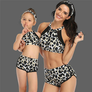 Sports Mother Daughter Swimsuit