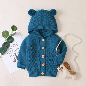 Children's solid color Sweater