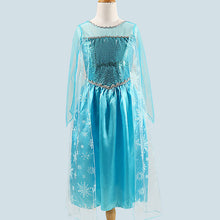 Load image into Gallery viewer, Princess Elsa Dress, Children&#39;s gown princess Dress
