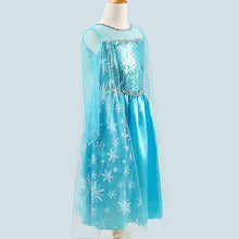 Load image into Gallery viewer, Princess Elsa Dress, Children&#39;s gown princess Dress
