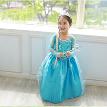 Load image into Gallery viewer, Princess Elsa Dress, Children&#39;s gown princess Dress
