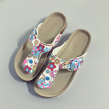 Load image into Gallery viewer, Women&#39;s colorful rhinestone flip-flops， Fashion Sandals
