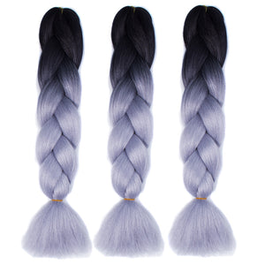 Color gradient chemical fiber Wigs