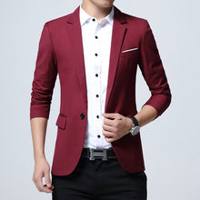 Load image into Gallery viewer, Spring and autumn men&#39;s casual suits, men&#39;s slim suits
