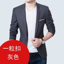 Load image into Gallery viewer, Spring and autumn men&#39;s casual suits, men&#39;s slim suits
