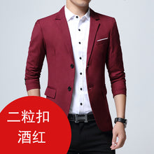 Load image into Gallery viewer, Spring and autumn men&#39;s casual suits, men&#39;s slim suits
