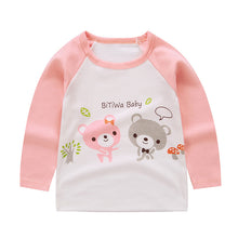 Load image into Gallery viewer, Children&#39;s long-sleeved T-shirt,  cotton baby T-shirt
