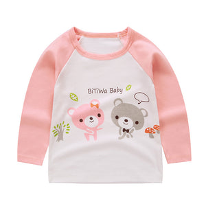 Children's long-sleeved T-shirt,  cotton baby T-shirt