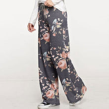 Load image into Gallery viewer, Lace-up casual Trousers, loose lace-up camouflage printed Pants
