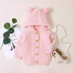 Children's solid color Sweater