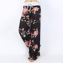 Load image into Gallery viewer, Lace-up casual Trousers, loose lace-up camouflage printed Pants
