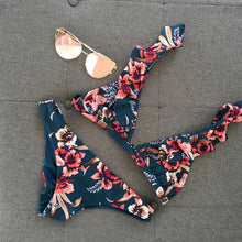 Load image into Gallery viewer, Printed bikini ruffle Swimsuit
