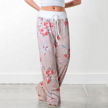 Load image into Gallery viewer, Lace-up casual Trousers, loose lace-up camouflage printed Pants
