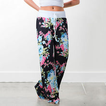 Load image into Gallery viewer, Lace-up casual Trousers, loose lace-up camouflage printed Pants
