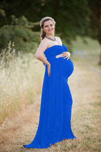 Pregnant woman photo photography chiffon maxi Dress