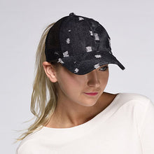 Load image into Gallery viewer, Ripped denim Baseball Cap
