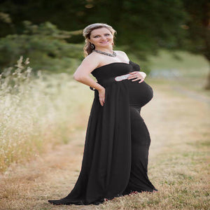 Pregnant woman photo photography chiffon maxi Dress