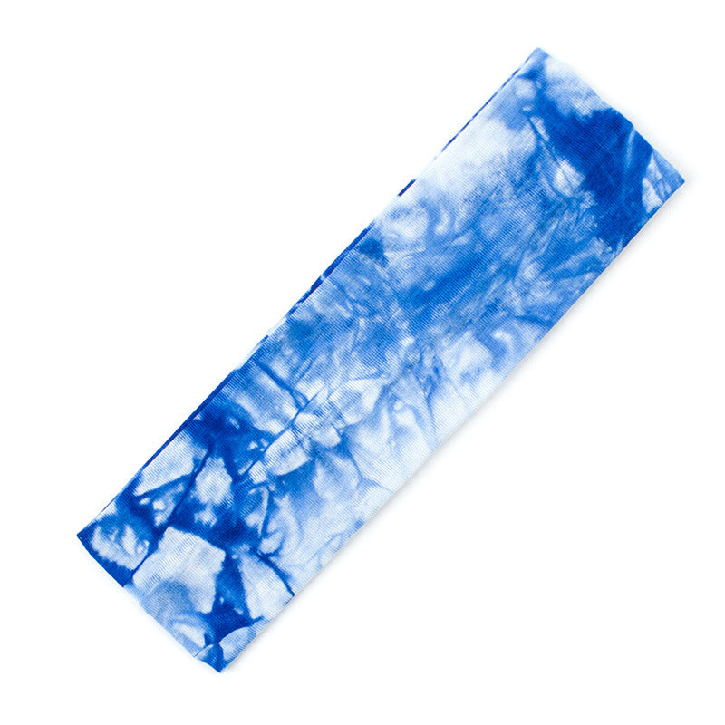 Tie-dye sports sweatband, Headband