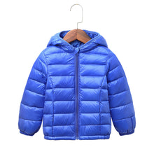 Load image into Gallery viewer, Boys and girls down Jacket
