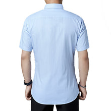 Load image into Gallery viewer, Summer men&#39;s short-sleeved Shirt, men&#39;s slim solid color Shirt
