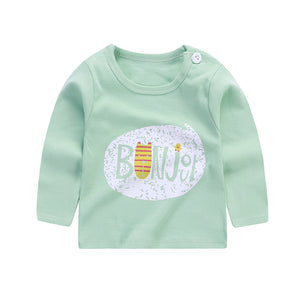 Children's long-sleeved T-shirt,  cotton baby T-shirt