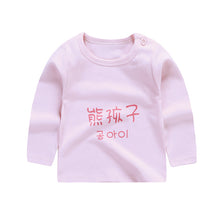 Load image into Gallery viewer, Children&#39;s long-sleeved T-shirt,  cotton baby T-shirt
