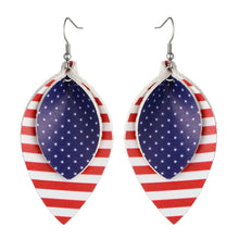 Load image into Gallery viewer, Fashion Flag Basketball Earrings
