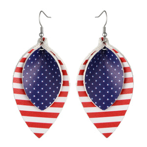 Fashion Flag Basketball Earrings