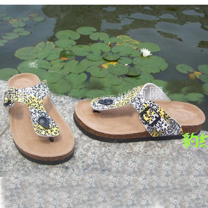 Women's colorful rhinestone flip-flops， Fashion Sandals