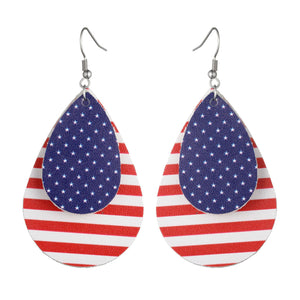 Fashion Flag Basketball Earrings