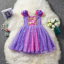 Load image into Gallery viewer, Girls bronzing snowflake Dress
