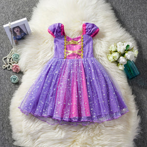 Girls bronzing snowflake Dress