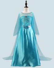 Load image into Gallery viewer, Princess Elsa Dress, Children&#39;s gown princess Dress
