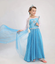 Load image into Gallery viewer, Princess Elsa Dress, Children&#39;s gown princess Dress
