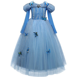 Princess Elsa Dress, Children's gown princess Dress