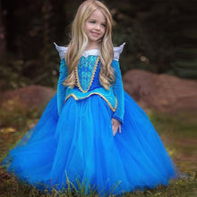 Load image into Gallery viewer, Princess Elsa Dress, Children&#39;s gown princess Dress
