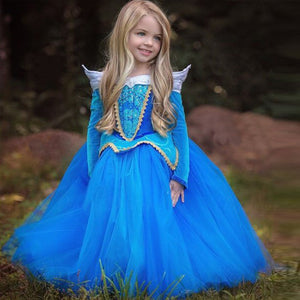 Princess Elsa Dress, Children's gown princess Dress