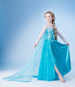 Princess Elsa Dress, Children's gown princess Dress