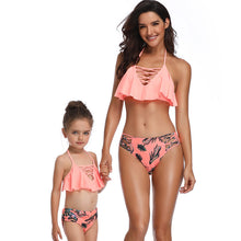 Load image into Gallery viewer, Flashing mother and daughter Swimsuit
