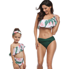 Load image into Gallery viewer, Flashing mother and daughter Swimsuit
