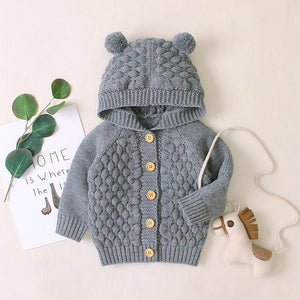 Children's solid color Sweater